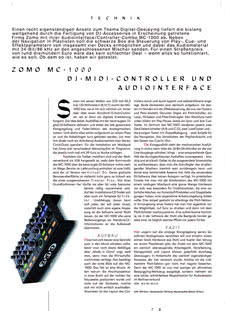 Zomo MC-1000 Pressebericht