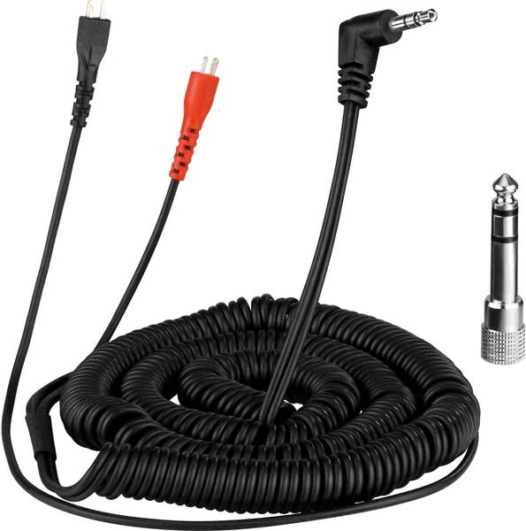 Coiled cable for Sennheiser HD 25 - 4,5m_1